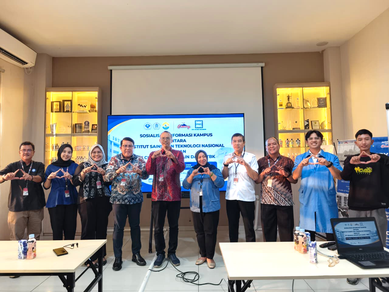Acara sosialisasi Pendidikan ISTN Jakarta, dengan PT. Cisarua Mountain Dairy, Tbk.